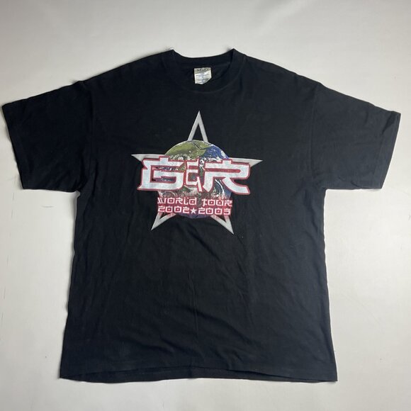 Vintage Guns N Roses XL Shirt Chinese Democracy World Tour 200-03 (Stained, read - Picture 1 of 16